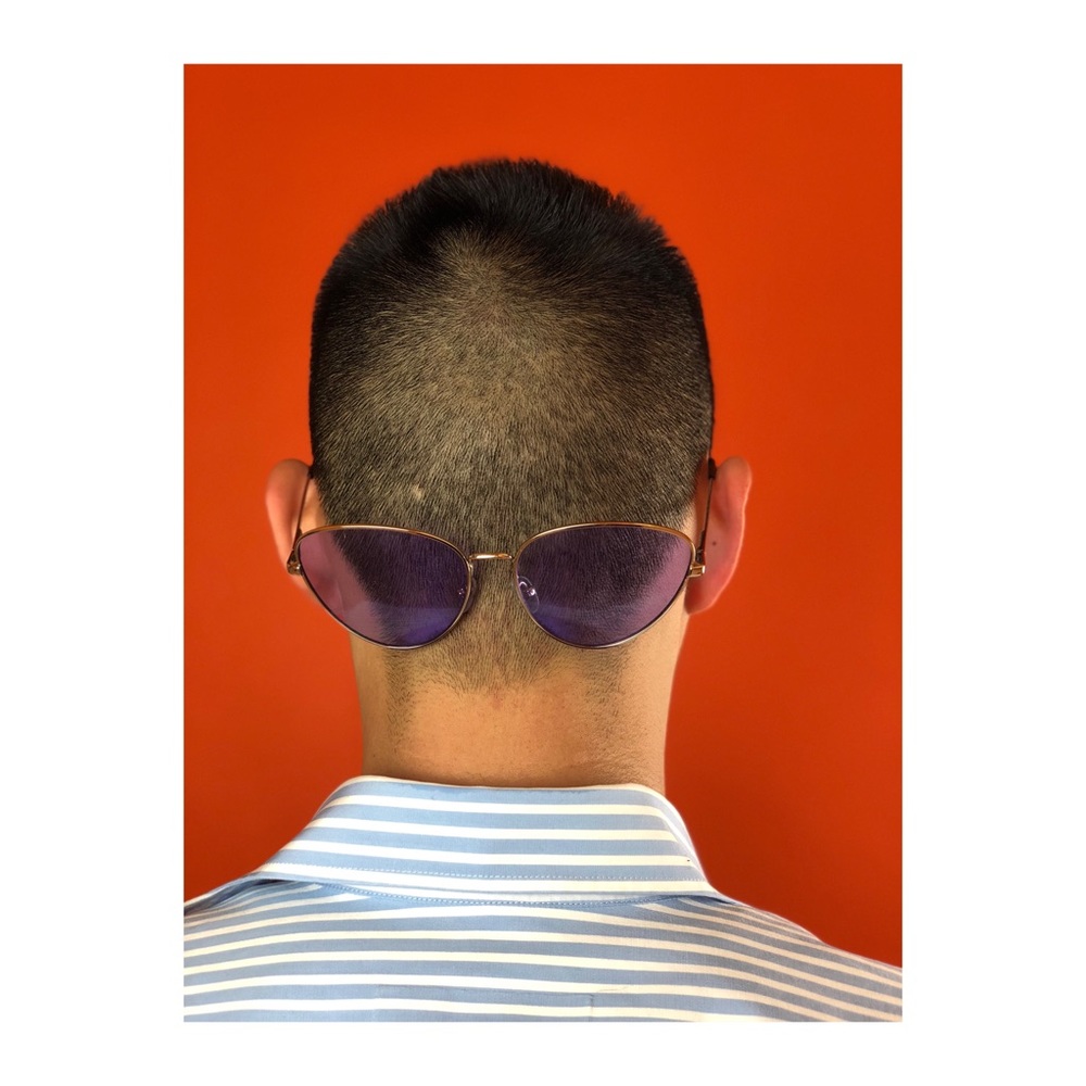 CAT EYE LAVENDER LENS SUNGLASSES